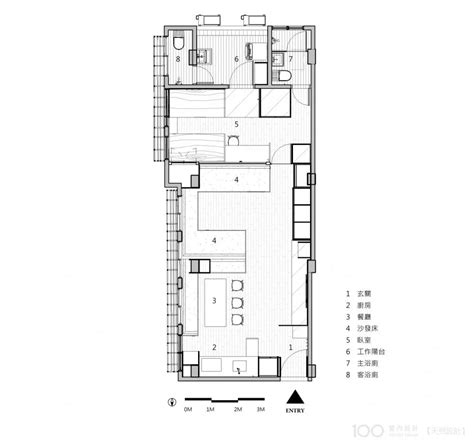 小坪數長型屋格局